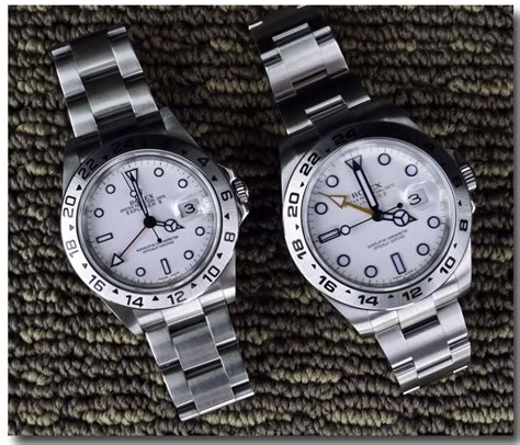 rolex explorer 2 42mm vs 40mm|rolex explorer 2 polar 40mm.